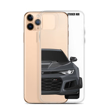 Load image into Gallery viewer, Gray 6th Gen Camaro ZL1 1LE - iPhone Case