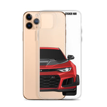 Load image into Gallery viewer, Red Hot 6th Gen Camaro ZL1 1LE - iPhone Case