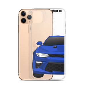 Hyper Blue 6th Gen Camaro SS - iPhone Case