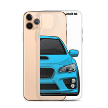 Load image into Gallery viewer, Hyper Blue 15-17 Subaru WRX STI - iPhone Case