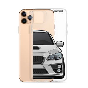 Silver 15-17 Subaru WRX STI - iPhone Case