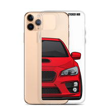 Load image into Gallery viewer, Lightning Red 15-17 Subaru WRX STI - iPhone Case