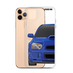 WR Blue Pearl 03-05 Subaru WRX STI - iPhone Case