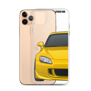 Yellow Honda S2000 - iPhone Case