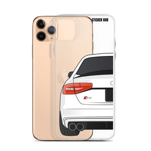 White B8.5 Audi S4 - iPhone Case