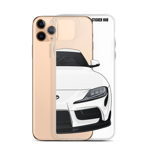 White MKV Toyota Supra - iPhone Case