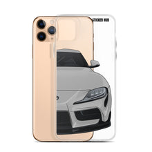 Load image into Gallery viewer, Silver MKV Toyota Supra - iPhone Case