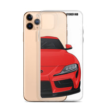 Load image into Gallery viewer, Renaissance Red MKV Toyota Supra - iPhone Case