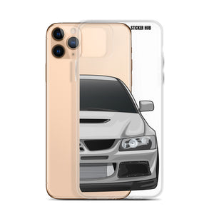 Silver Mitsubishi Evo - iPhone Case