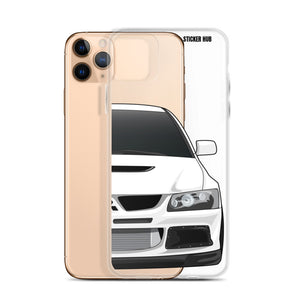 White Mitsubishi Evo - iPhone Case