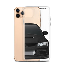 Load image into Gallery viewer, Black Mitsubishi Evo - iPhone Case