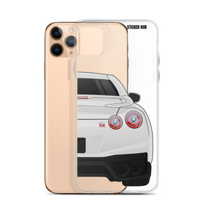 White R35 Nissan GTR - iPhone Case