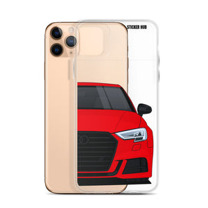 Tango Red B9 Audi S3 - iPhone Case