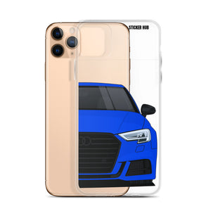 Ara Blue B9 Audi S3 - iPhone Case