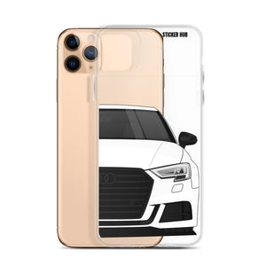 White B9 Audi S3 - iPhone Case