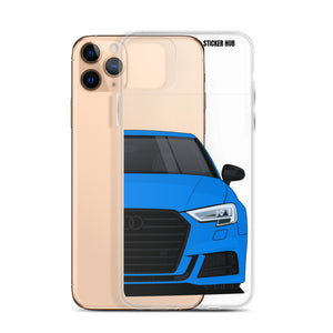 Turbo Blue B9 Audi S3 - iPhone Case