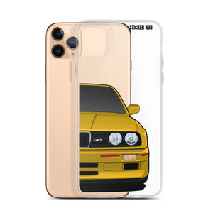 Yellow BMW E30 - iPhone Case