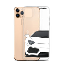 Load image into Gallery viewer, White Lamborghini Aventadoor - iPhone Case