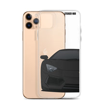 Load image into Gallery viewer, Black Lamborghini Aventadoor - iPhone Case