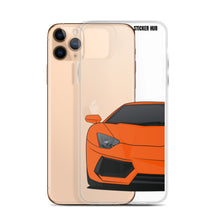 Load image into Gallery viewer, Orange Lamborghini Aventadoor - iPhone Case