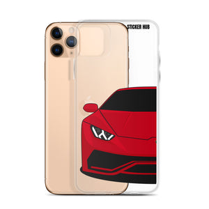 Red Lamborghini Huracan - iPhone Case