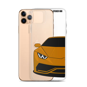 Orange Lamborghini Huracan - iPhone Case