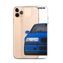 Load image into Gallery viewer, Blue BMW E36 - iPhone Case