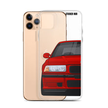 Load image into Gallery viewer, Red BMW E36 - iPhone Case