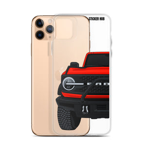 Red Ford Bronco "First Edition" - iPhone Case