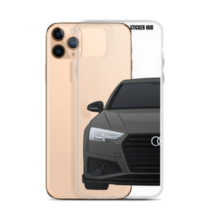 Gray B9 Audi S4 "Facelift" - iPhone Case