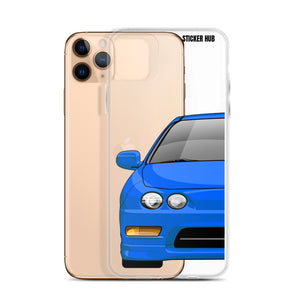 Light Blue Acura Integra - iPhone Case