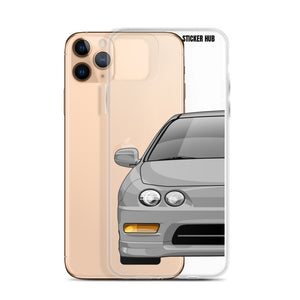 Silver Acura Integra - iPhone Case