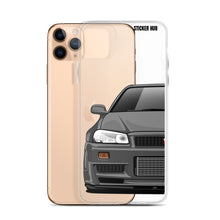 Load image into Gallery viewer, Gray R34 Nissan GTR - iPhone Case