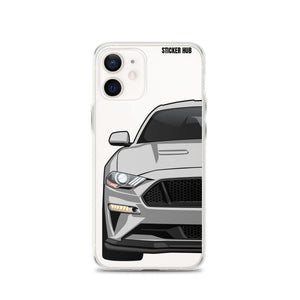 Silver 18-21 Mustang 5.0 - iPhone Case