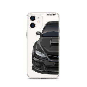 Black 09-14 Subaru WRX STI - iPhone Case