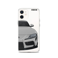 Load image into Gallery viewer, Silver MKV Toyota Supra - iPhone Case