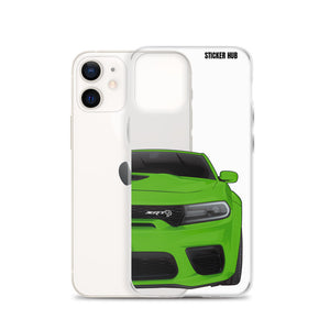 Green Charger Hellcat (Widebody) - iPhone Case