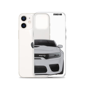 Silver Charger Hellcat (Widebody) - iPhone Case