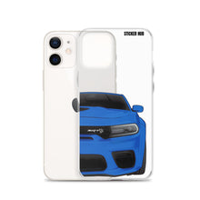 Load image into Gallery viewer, Blue Charger Hellcat (Widebody) - iPhone Case