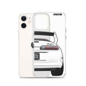 White Toyota Supra - iPhone Case