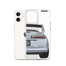 Load image into Gallery viewer, Silver Toyota Supra - iPhone Case