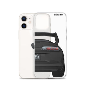 Black Toyota Supra - iPhone Case