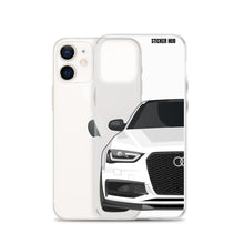 Load image into Gallery viewer, White B8.5 Audi S4 - iPhone Case