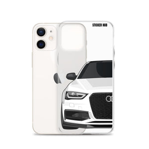 White B8.5 Audi S4 - iPhone Case