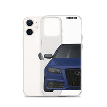 Load image into Gallery viewer, Estoril Blue B8 Audi S4 - iPhone Case