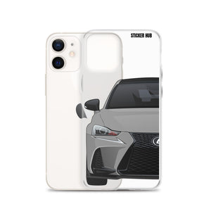 Silver Lexus IS300 - iPhone Case