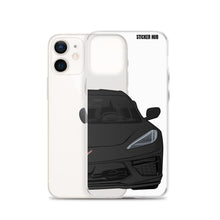 Load image into Gallery viewer, Black C8 Corvette - iPhone Case