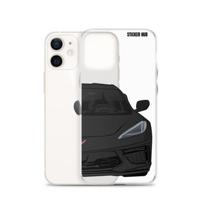 Black C8 Corvette - iPhone Case