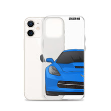 Load image into Gallery viewer, Laguna Blue C7 Corvette Stingray - iPhone Case