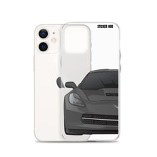 Load image into Gallery viewer, Gray C7 Corvette Stingray - iPhone Case